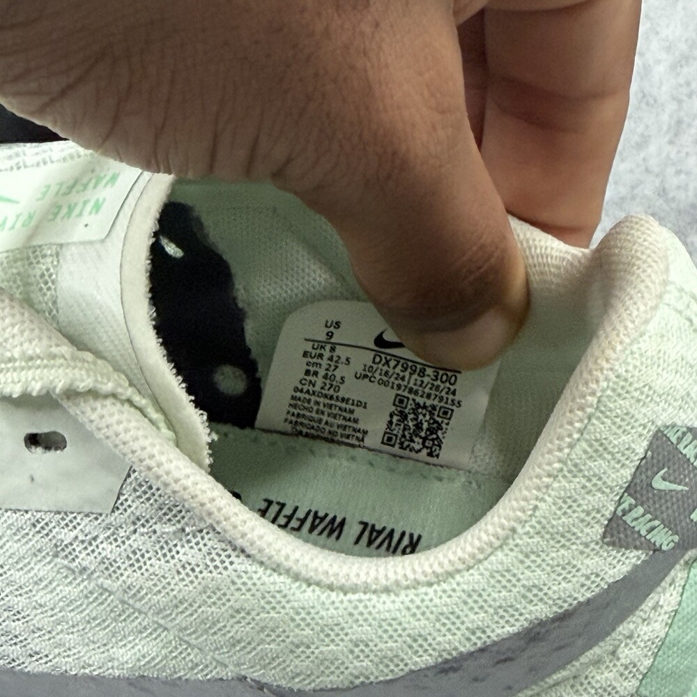 NIKE ZOOM RIVAL XC CROSS COUNTRY TRACK MINT GREEN SILVER DX7998-300 Size US 9 - Picture 13 of 15